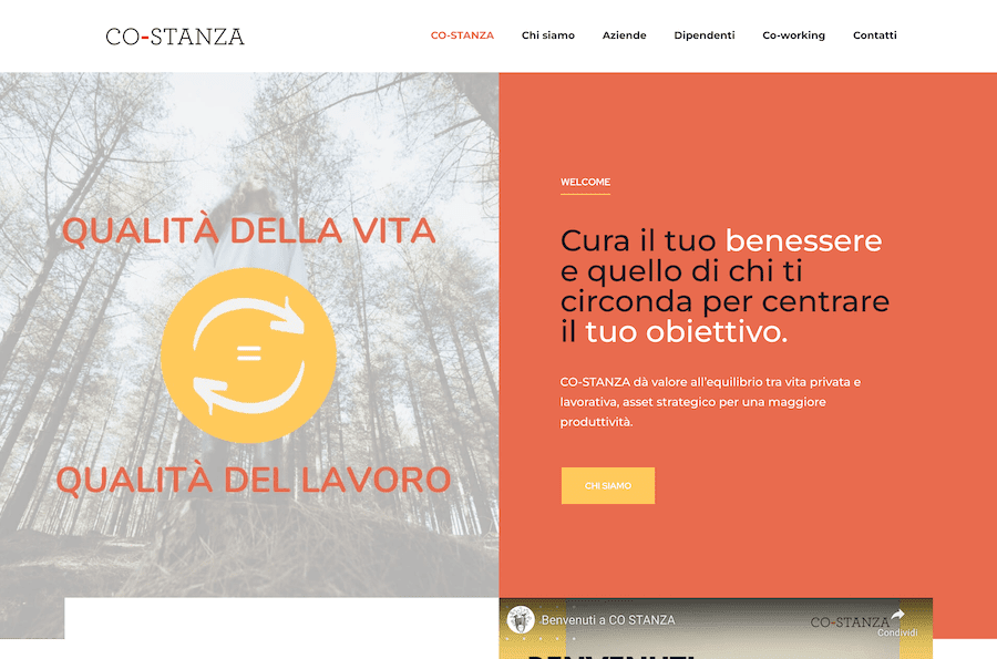 Sito web realizzato da Alessandro Tei per Co-Stanza