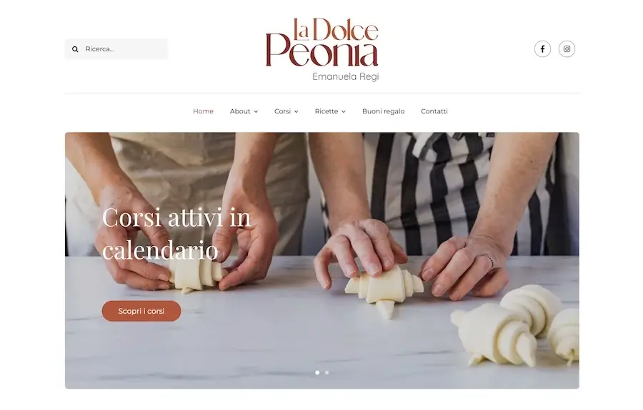 Sito web realizzato da Alessandro Tei per La Dolce Peonia