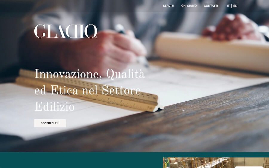 Sito web realizzato da Alessandro Tei per Gladio srl