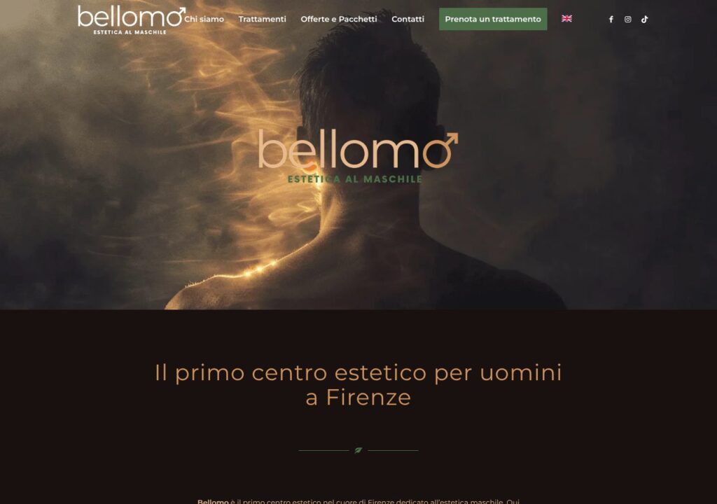 Sito web realizzato da Alessandro Tei per Bellomo Estetica