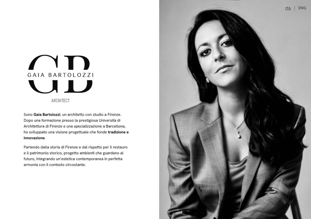 Sito web realizzato da Alessandro Tei per Gaia Bartolozzi