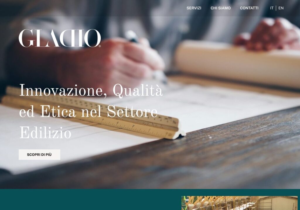 Sito web realizzato da Alessandro Tei per Gladio srl