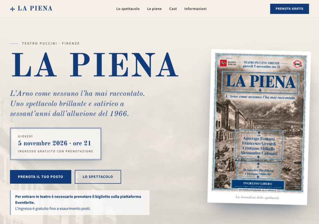 Sito web realizzato da Alessandro Tei per La Piena